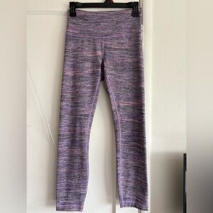 Lululemon Athletica Heathered Purple Leggings